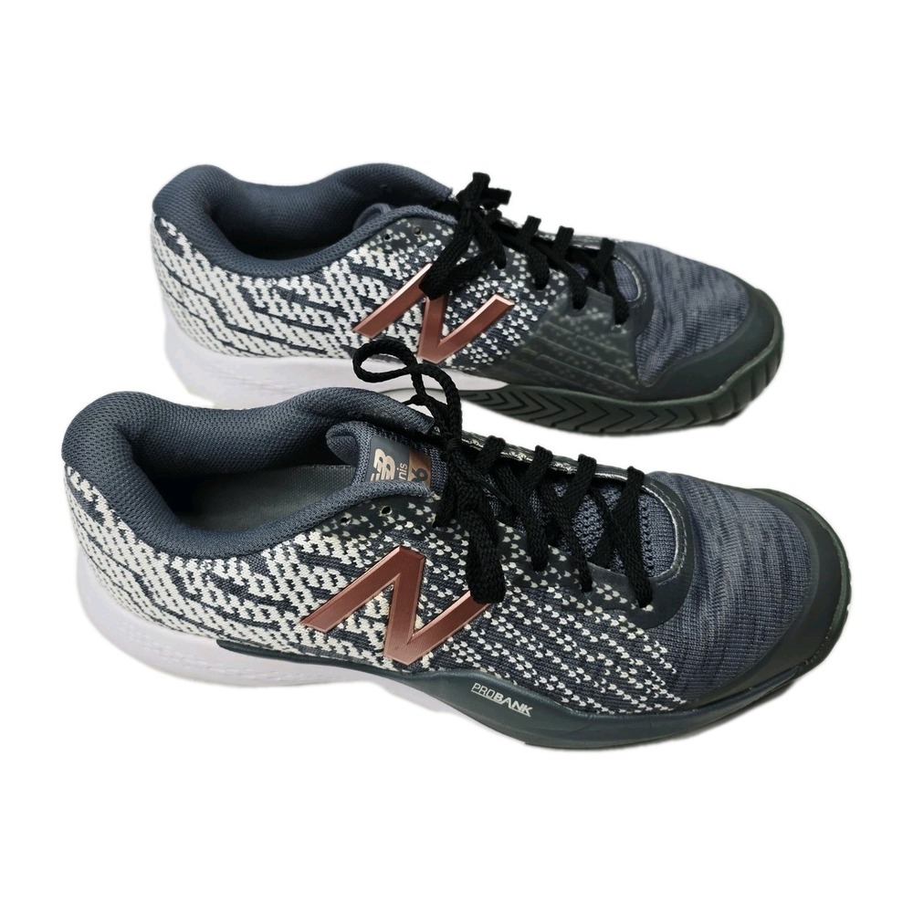New Balance 996 Tennis Shoes Women's 11 Gray‎ White Rose Gold Probank Sneakers